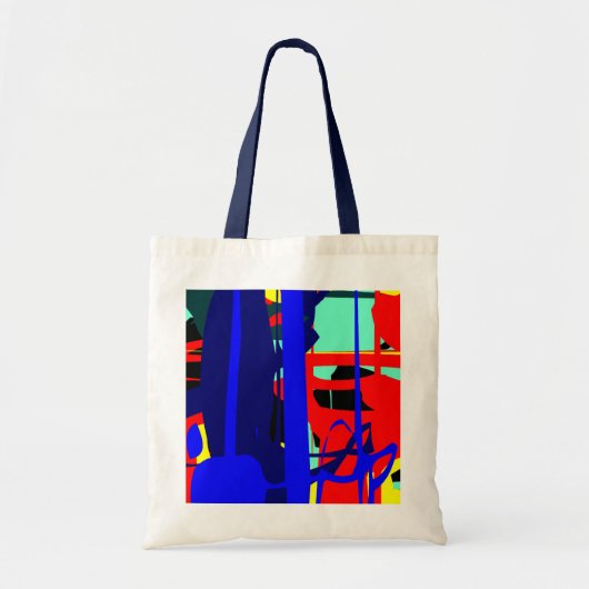 Tote Bag Expressionniste Abstrait numérique 03 (Devant)