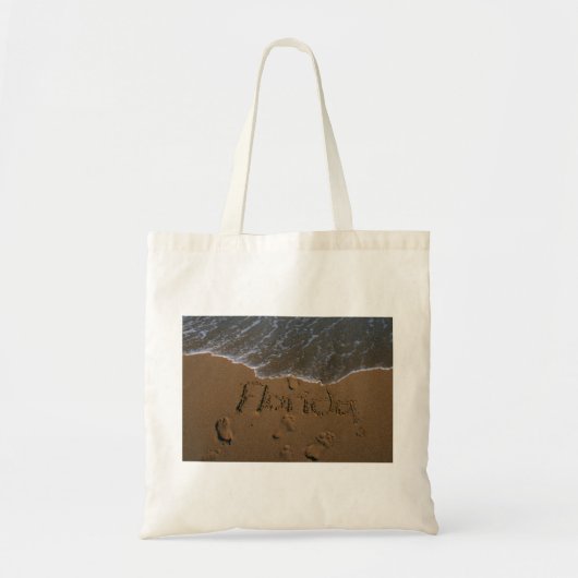 Tote Bag Exprimez la Floride en sable de plage avec venir (Devant)