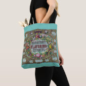 Tote Bag Extraits de cuisson de fruits à fleurs victoriens (De près)