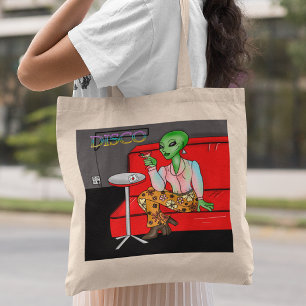 Tote Bag Extraterrestre rétro des années 1970 dans Disco Lo