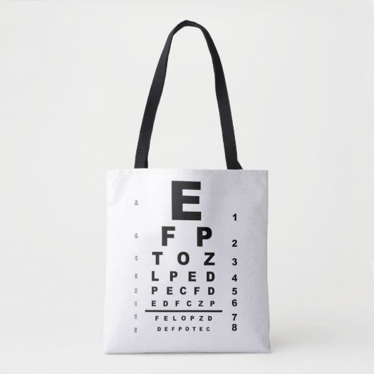 Tote Bag Eye Test (Devant)