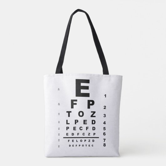 Tote Bag Eye Test (Dos)