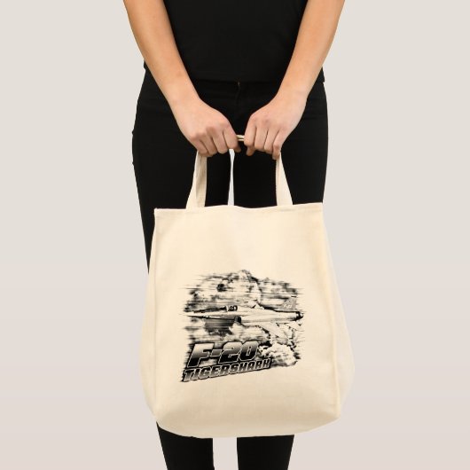Tote Bag F-20 requin-tigre (Devant (produit))
