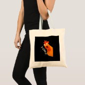 Tote Bag F-Caw-F Chicken Retro Classic (Devant (produit))