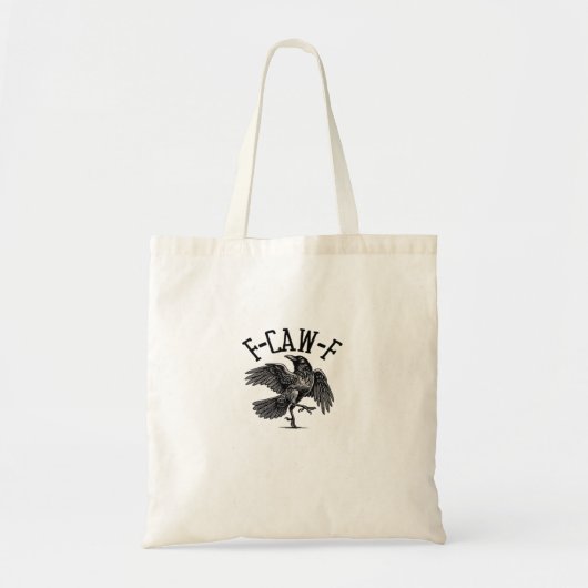 Tote Bag F Caw F Crow Creative Casual (Devant)