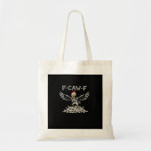 Tote Bag F-Caw-F Funny Chicken Halloween Cool Unique (Devant)