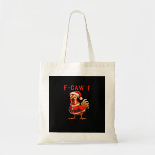 Tote Bag F-Caw-F Poulet de Noël drôle essentiel