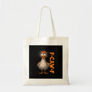 Tote Bag F-Caw-F-Poulet Impatient Coloré Coq Drôle Moi