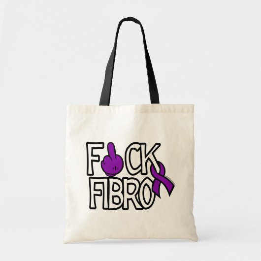 TOTE BAG F#CK FIBRO (Devant)