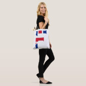 Tote Bag F Monogramme superposé sur le stcnt Drapeau Union (Sur le modèle)
