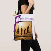 Tote Bag F pour les amis (De près)