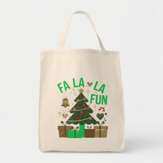 Tote Bag Fa La La Fun Art numérique Design (Devant)