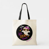 Tote Bag Fab Boo Lous Halloween Ghost Nom personnalisé (Dos)