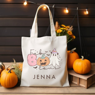 Tote Bag Fab-boo-lous Retro Halloween Super Personnalisé