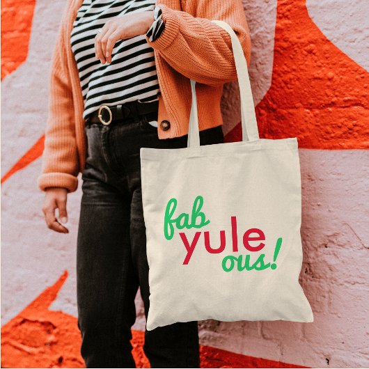 Tote Bag Fab Yule Ous | Fabuleux Noël élégant Fun Fab