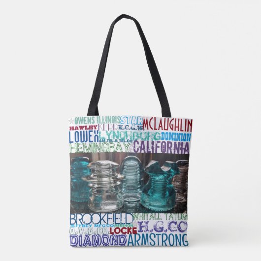 Tote Bag Fabricants d'isolateurs de verre Collecteurs Fourr (Dos)
