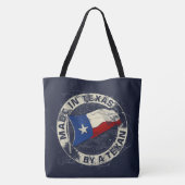Tote Bag Fabriqué au Texas par un Texan (Dos)