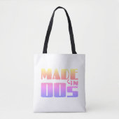 Tote Bag Fabriqué dans les années 100 - Vibes nostalgiques (Devant)
