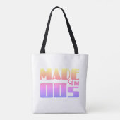 Tote Bag Fabriqué dans les années 100 - Vibes nostalgiques (Dos)