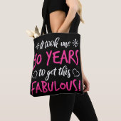 Tote Bag Fabuleux 30e anniversaire (De près)