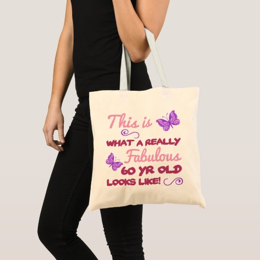 Tote Bag Fabuleux 60e anniversaire (Devant (produit))