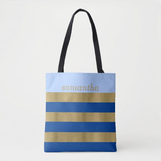 Tote Bag Fabuleux en bleu (Devant)