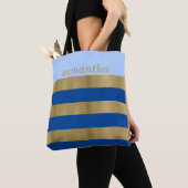 Tote Bag Fabuleux en bleu (De près)