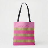 Tote Bag Fabuleux en rose (Devant)
