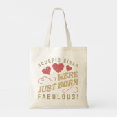 Tote Bag Fabuleux Scorpio Pour Les Femmes (Dos)