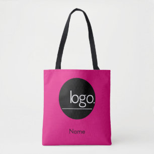 TOTE BAG FABULOUS CHAUD ROSE PROPRE LOGO TEXTE PERSONNALISÉ