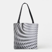 Tote Bag Façade incurvée recouverte de lattes blancs (Dos)
