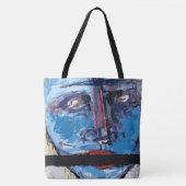 Tote Bag Face Abstraite (Devant)