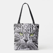 Tote Bag Face de chat (Dos)