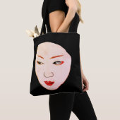 Tote Bag Face de femme Geisha (De près)