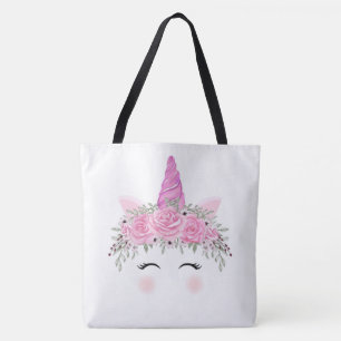 Tote Bag Face de licorne