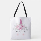 Tote Bag Face de licorne (Devant)