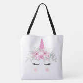 Tote Bag Face de licorne (Dos)