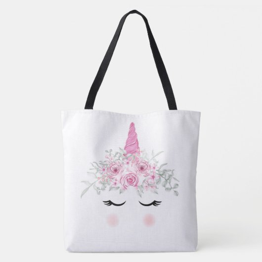Tote Bag Face de licorne (Dos)