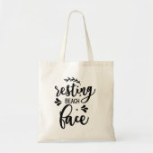 Tote Bag Face de plage de repos (Devant)