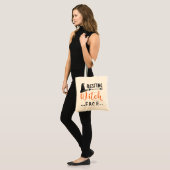 Tote Bag face de sorcière au repos (Devant (modèle))