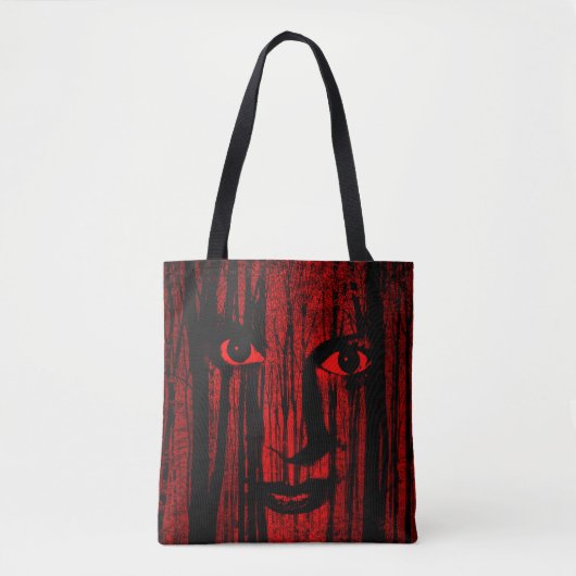Tote Bag Face Éffrayante Halloween (Devant)