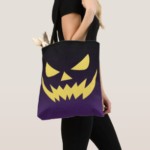 Tote Bag Face Jack-o-lanterne