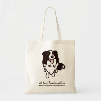 Tote Bag Facebookコミュニティ「ボーダーコリー大好き」お散歩バッグ