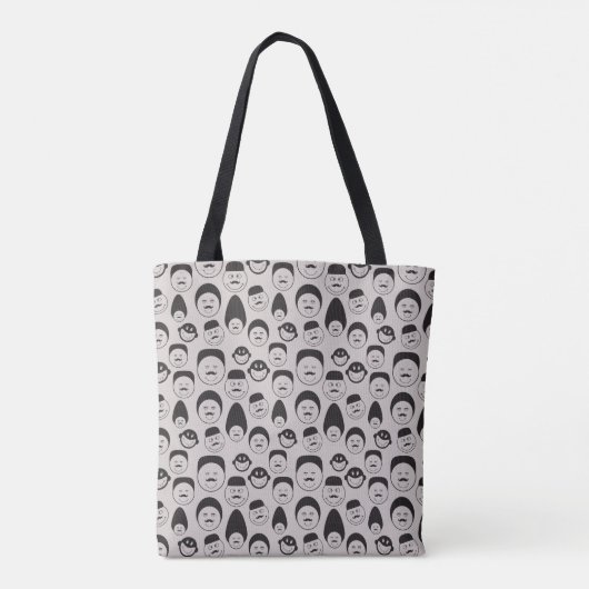 Tote Bag faces comiques (Dos)