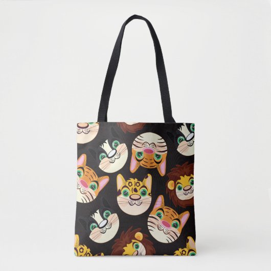 Tote Bag Faces de chat (Devant)