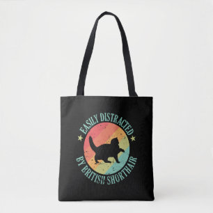 Tote Bag Facile à distraire par British Shorthair