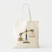Tote Bag Facile à transporter Libra Zodiac (Devant)