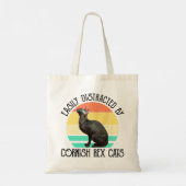 Tote Bag Facilement Distrait Par Les Chats Cornish Rex (Dos)