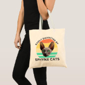 Tote Bag Facilement Distrait Par Les Chats Sphynx (Devant (produit))