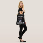 Tote Bag Facilement Distrait Par Les Chats Tuxedo (Sur le modèle)